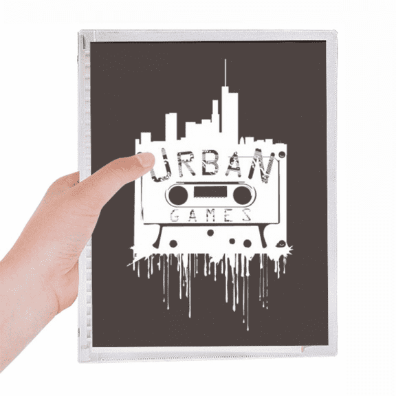 street landmark outline pattern graffiti notebook loose diary refillable journal statiry