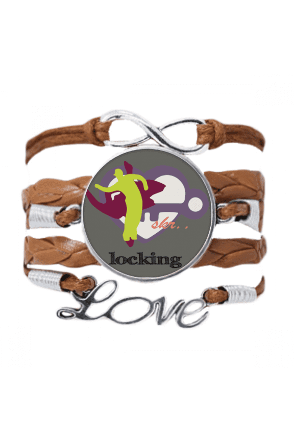 streetdance culture locking lock bracelet chain ornament wristband