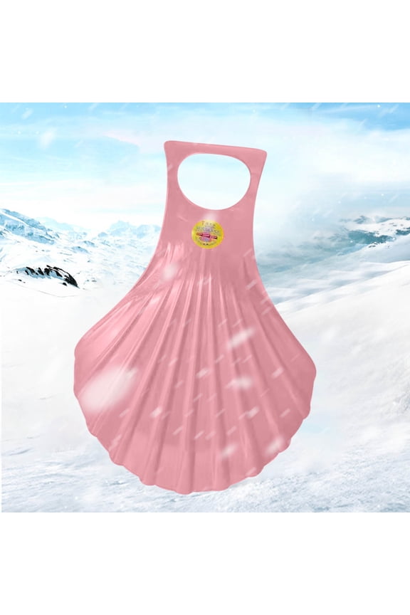 Outdoor Toys,Safe Snow Sled Kids Sledge Winter Toboggan Outdoor Sport Skiing Board For Kids,Pink
