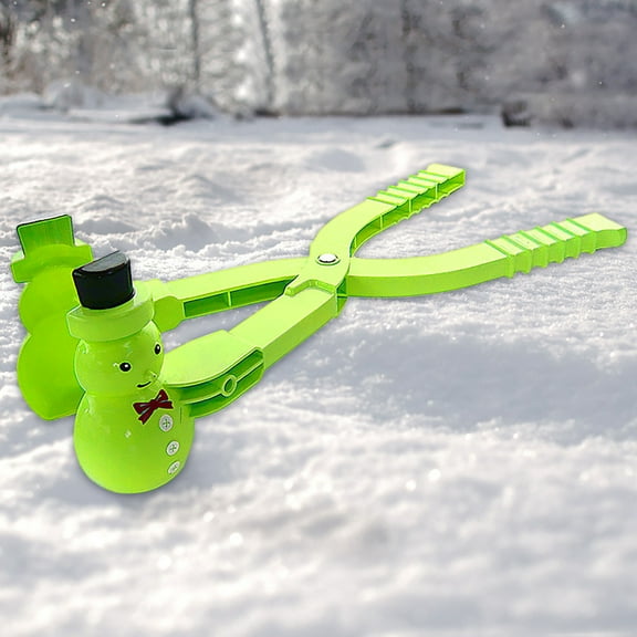 strola Outdoor Toys,Snowman Snowball Maker Snowball Fight Toys Winter Outdoor Playing Accessories,Green