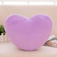 thumbnail image 1 of strola Toys 10cm Purple Heart Shaped Plush Pillow - Super Soft Silk Wadding Cushion, Perfect Gift for Lovers Ki-ds, 1 of 4
