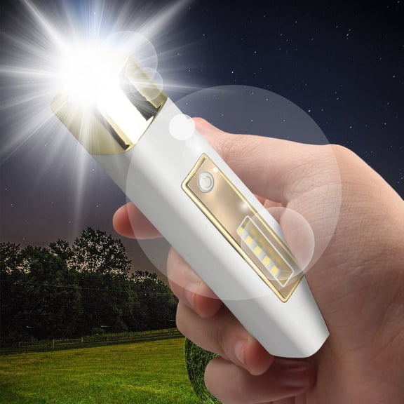 strola Toys 800 Lumen Rechargeable Flashlight, High Lumens Tactical Flashlight with 5 Modes, Zoomable USB Waterproof LED Flashlight for Emergency, Camping, and Home Use
