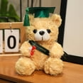 thumbnail image 1 of strola Toys Green Graduation Plush Doll 7.1 Inch Stuffed Animal with Graduation Cap for Graduate Gift Party Decoration, 1 of 6