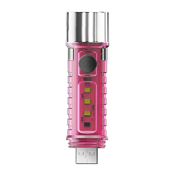 strola Toys Magnetic Keychain Flashlight Rechargeable Mini EDC Work Light USB-C Multi Light Source Camping Lantern for Outdoor Car Garage
