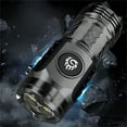thumbnail image 1 of strola Toys Mini Flashlight High Lumens Rechargeable, Small Bright Tactical Flashlight with 5 Modes & USB C, IPX4 Waterproof Mini Light for EDC Gear Camping Outdoor Emergency, 1 of 9