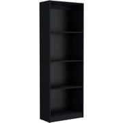 strong store Home Bookcase with Four Spacious Open Shelves Offering Modern Display Space for Books, Collectibles and Decorative Items with Contemporary Design and Durable Engineered Wood Construction