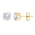 thumbnail image 1 of 1.50 Carat Total Weight (cttw) Diamond Studs - 14K Yellow Gold Earrings for Women, 1 of 4