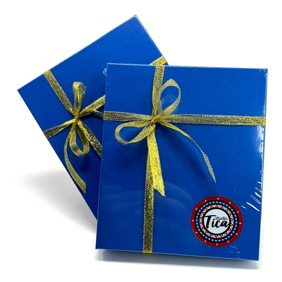 Handmade Glass Snowflake: Rudolph Red - Winter Holiday Christmas Ornament (3.00" to 5.25") by studioTica