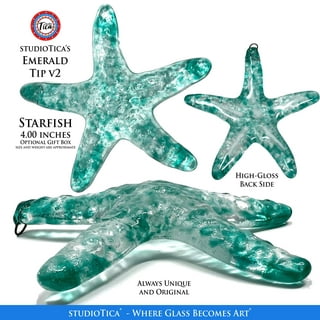 Starfish Color Changing Glass, Beachy Beer Can Glass, Beach Themed