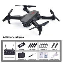 stuff under 1 dollar Brushless Motor Drones with Camera for Adults 4k Camera 2 Batteries One Key Start RC Quadcopter Drone for Beginner kids Adults Toys Gifts for Boys and Girls