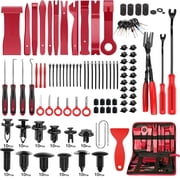 stusgo 330Pcs Car Trim Removal Tool, Auto Push Pin Bumper Retainer Clip Set, Fastener Terminal Remover, Adhesive Cable Clips Pry Tool Repair Kit, Car Panel Radi