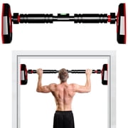 stusgo Pull Up Bar for Doorway No Screws, Adjustable Chin Up Bar for Door Frame, Strength Training Pull-Up Bars for Home, Width 28.74-39.37 Inches with Locking Mechanism, No Punching