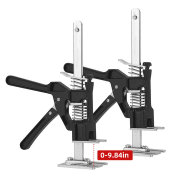 stusgo hand tool lifting device 10 In Lever Arm furniture jack lifter tool，Multi-Function Height arm jack lifting tool,Door Panel,Cabinet Jack Board Lifter Weight 330lb, lift range 10in