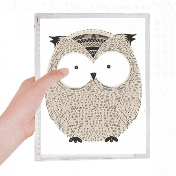 style chubby owl notebook loose diary refillable journal statiry
