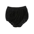 thumbnail image 1 of stylesilove Infant Baby Toddler Girl Soft Velvet Bloomer Shorts (100/18-24 Months, Black), 1 of 3