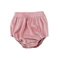 thumbnail image 1 of stylesilove Infant Baby Toddler Girl Soft Velvet Bloomer Shorts (90/12-18 Months, Pink), 1 of 3