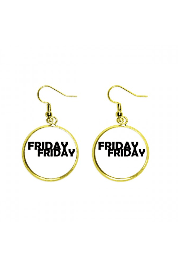 stylish characters friday earring dangle en drop earring jewelry woman