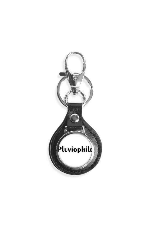 stylish word key link chain keyholder finder hook metal
