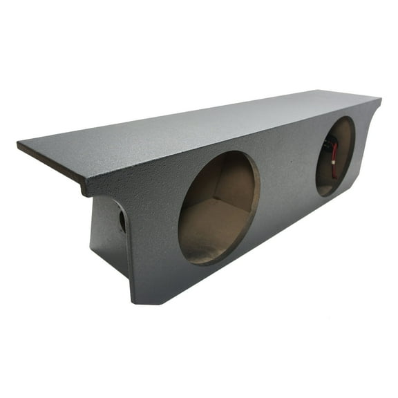 Fits Jeep Wrangler Unlimited 07-18 Custom Dual 12 Sub Box Enclosure Rhino Coated