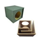 subwoofer box Single 15 Vented Sub Box Loudspeaker Cabinet, MDF, Gray Carpet