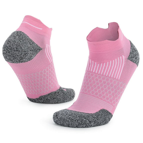 successthop Athletic Socks Men Low Cut Crew Cycling Workout Running Short Summer Soft Comfortable Sock Pink