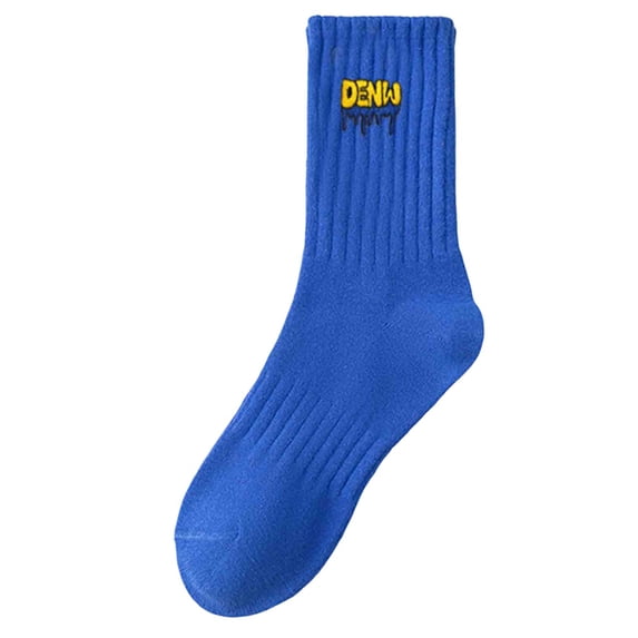 successthop Athletic Socks Men Workout Short Breathable Comfortable Soft Stay Dry Non Slip Summer Sock Blue