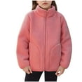 thumbnail image 1 of successthop Baby Winter Coat Toddler Girls Boys Thick Jacket Zipper Solid Fall with Pockets Warm Outwear Sizes 1-15, 1 of 5