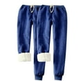 thumbnail image 1 of successthop Baggy Sweatpants for Women Plus Size Drawstring Joggers ELastic Solid Trousers Low Rise Loungewear 2 PC, 1 of 5