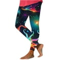 thumbnail image 1 of successthop Butt Scrunch Leggings for Women Summer Leggings Full Length Pant Plus Size Space Workout Loungewear, 1 of 4