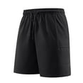 thumbnail image 1 of successthop Cargo Shorts for Men Big Mens Drawstring Shorts Lightweight Bottoms Summer Vacation Clothes with Pockets XL, 1 of 8