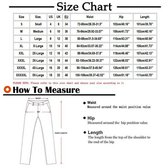 successthop Cargo pants for Mens and Big Mens Fleece Elastic Waist Solid Workwear with Multiple Pockets Casual Trousers