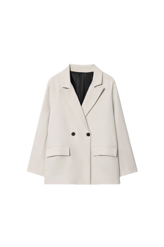 Fall Jackets for Women Long Sleeve Lapel Jacket Button Up Coat Heavyweight Winter Casual No Hood Outwear S