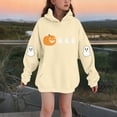 thumbnail image 1 of successthop Halloween Hoodies Graphic Ghost Pumpkin Toddler Girls Boys Fleece Long Sleeve Pullover Sizes 3-14, 1 of 3