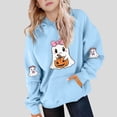 thumbnail image 1 of successthop Halloween Hoodies Spooky Pumpkin Ghost Toddler Girls Boys Long Sleeve Winter Fall Sport Tops Sizes 5-15, 1 of 3