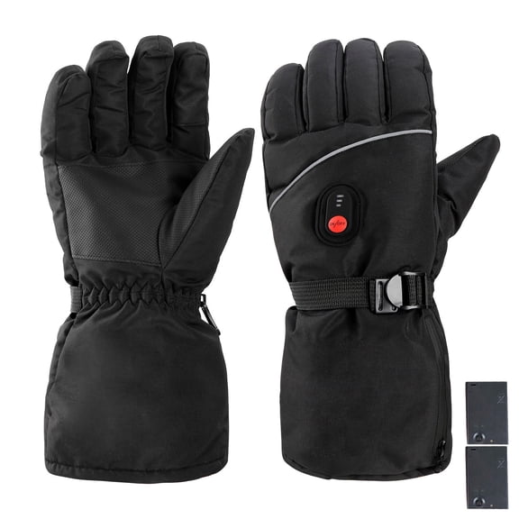 successthop Heating Gloves Unisex Electric Heated Outdoor Warm Winter Skiing Fleece Thick Touchscreen Hiking Motorcycle