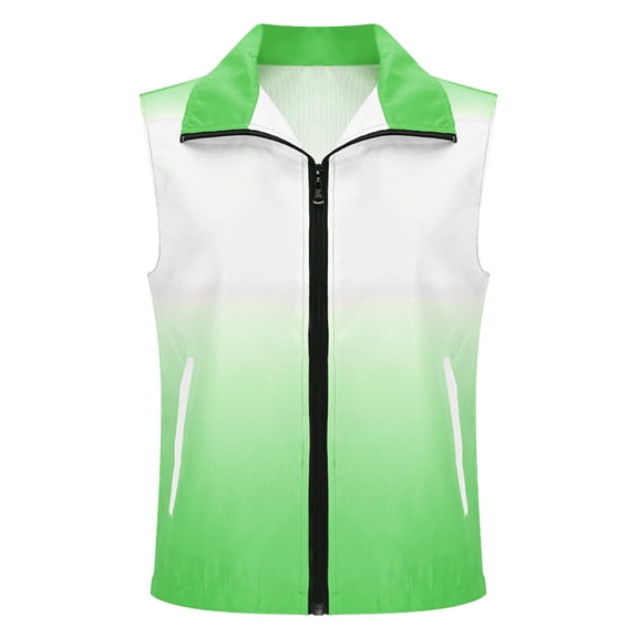 successthop Hiking Vest for Men Pocket Casual Plus Size Zip Collar Breathable Lightweight Sleeveless Hiking Clothes 3XL