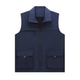 thumbnail image 1 of successthop Hiking Vests for Men Quilted Plus Size Zip Collar Clothes with Multiple Pockets Breathable Sleeveless Hiking, 1 of 7