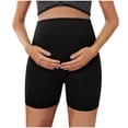 thumbnail image 1 of successthop Maternity Shorts Gym Butt Lifting Support Pant with Pockets Yoga High Waist Solid Workout Summer Clothes XL, 1 of 6