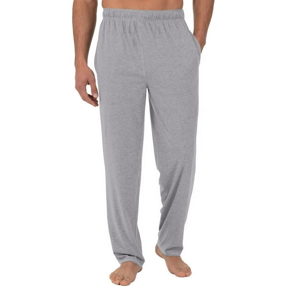 successthop Mens Pajama Pant Pants with Pockets Printed Solid Elastic Waist Trousers Straight Lightweight Loungewear
