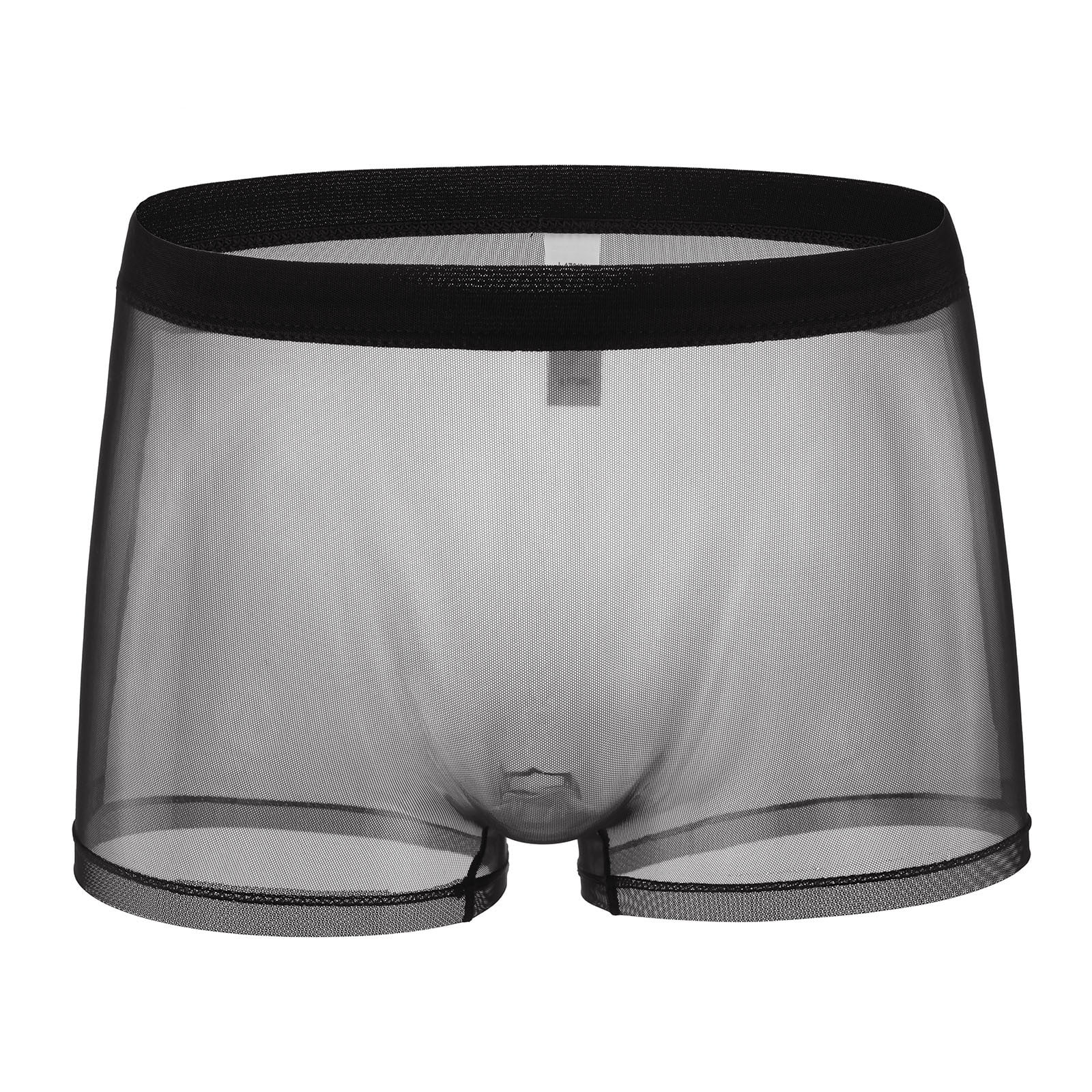 successthop Mens Plus Size Underwear Low Rise Mesh Sustainable Sport ...
