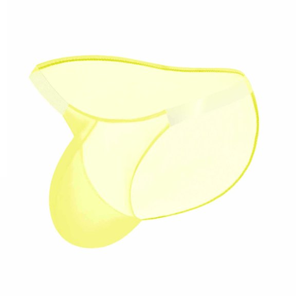 successthop Mens Silk Underwear Briefs Plus Size Cool Mesh Comfortable Sport Lightweight Breathable Solid Underpant XL