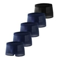 thumbnail image 1 of successthop Mens Silk Underwear Plus Size 5 Pack Cool Comfortable Lightweight Breathable Solid Boxer Brief Multiple Pack, 1 of 3