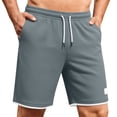 thumbnail image 1 of successthop Mens Soccer Shorts Strecthy Sweatpant Shorts Drawstring Bottoms Big and Tall Beachwear Workout Clothes M, 1 of 7