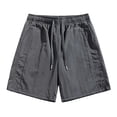 thumbnail image 1 of successthop Mens Sweat Shorts with Pockets and Drawstring Straight Leg Sweatpant Shorts Elastic Waist Bottoms Clothes S, 1 of 5
