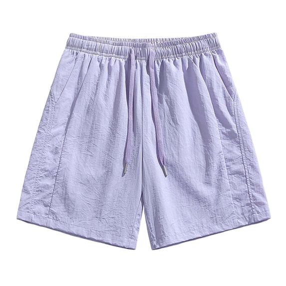 successthop Mens Sweat Shorts with Pockets and Drawstring Straight Leg Sweatpant Shorts Elastic Waist Bottoms Clothes XS