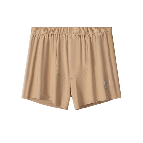 successthop Mens Underwear Boxer Briefs Comfortable Soft Stretch Solid Everyday Wear Underpant Brown XL