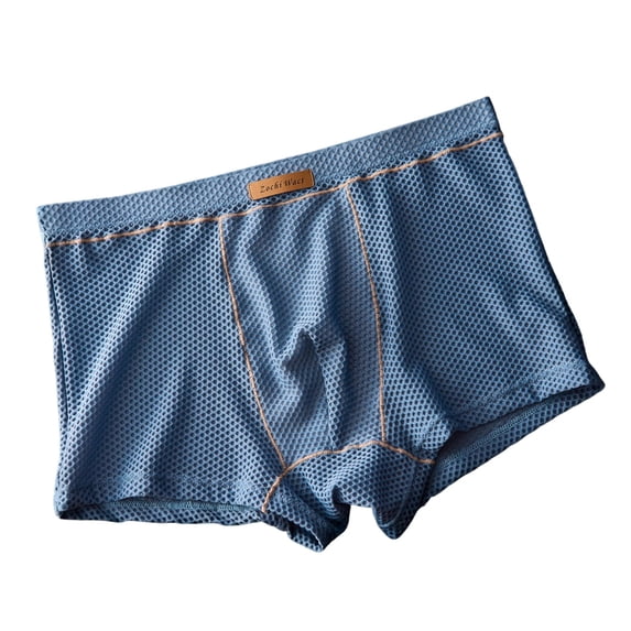 successthop Mens Underwear with Pouch for Balls Boxer Brief Bulge Pouch High Strecth Silk Cool Winter Everyday Wear 4XL