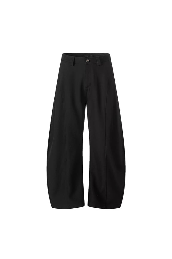 Mens Wide Leg Pants Oversized Barrel Pant Oversized Straight Bottoms Big and Tall Seamed Casual Clothes 2XL