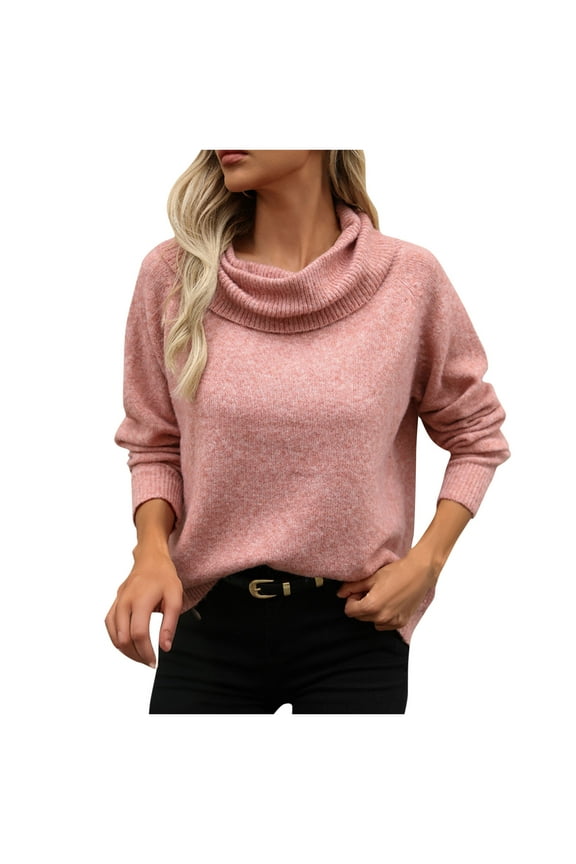 Off Shoulder Sweaters Women Knit Long Sleeve Outwear Stylish Pullover Top Ribbed Cuff Solid Casual Clothes