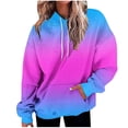 thumbnail image 1 of successthop Oversized Weighted Hoodie for Women Long Sleeve Hoodie Drawstring Top Gradient Streetwear with Pockets L, 1 of 5